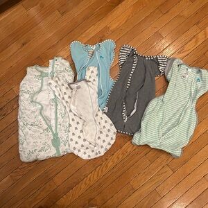 Set of 5 Sleep Sacks 0-6 m Variety